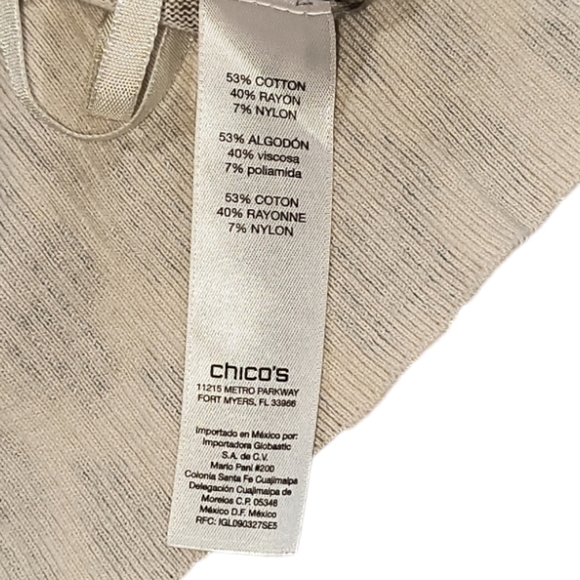 Chico's Long Sleeve Animal Print Cardigan Size 0 (US Size S) - Picture 5 of 8